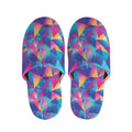 Colorful Geometric Mosaic Print Slippers