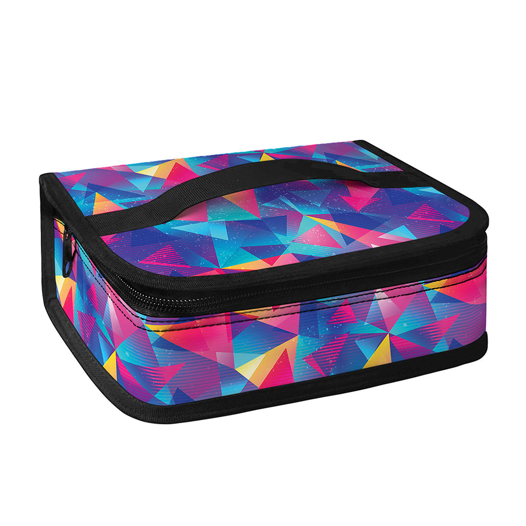 Colorful Geometric Mosaic Print Small Lunch Bag