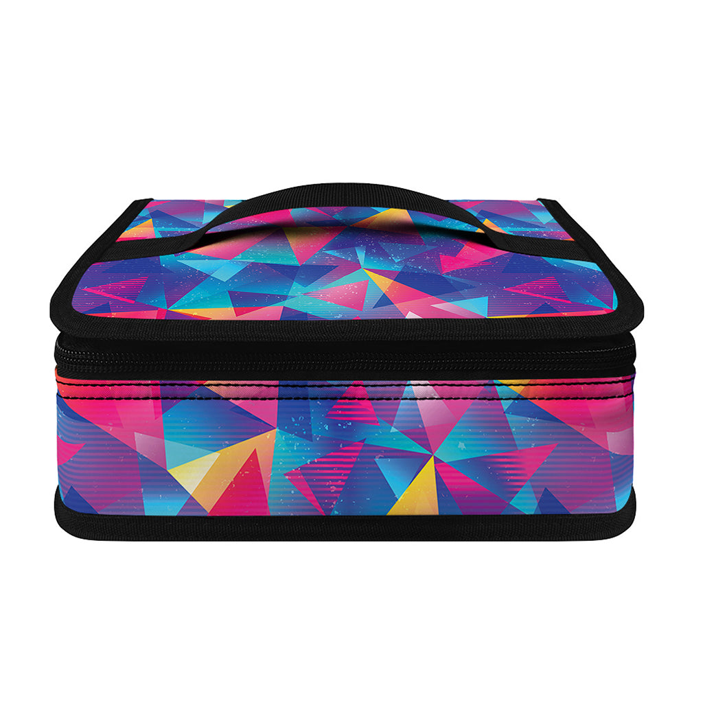 Colorful Geometric Mosaic Print Small Lunch Bag