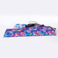 Colorful Geometric Mosaic Print Sports Towel