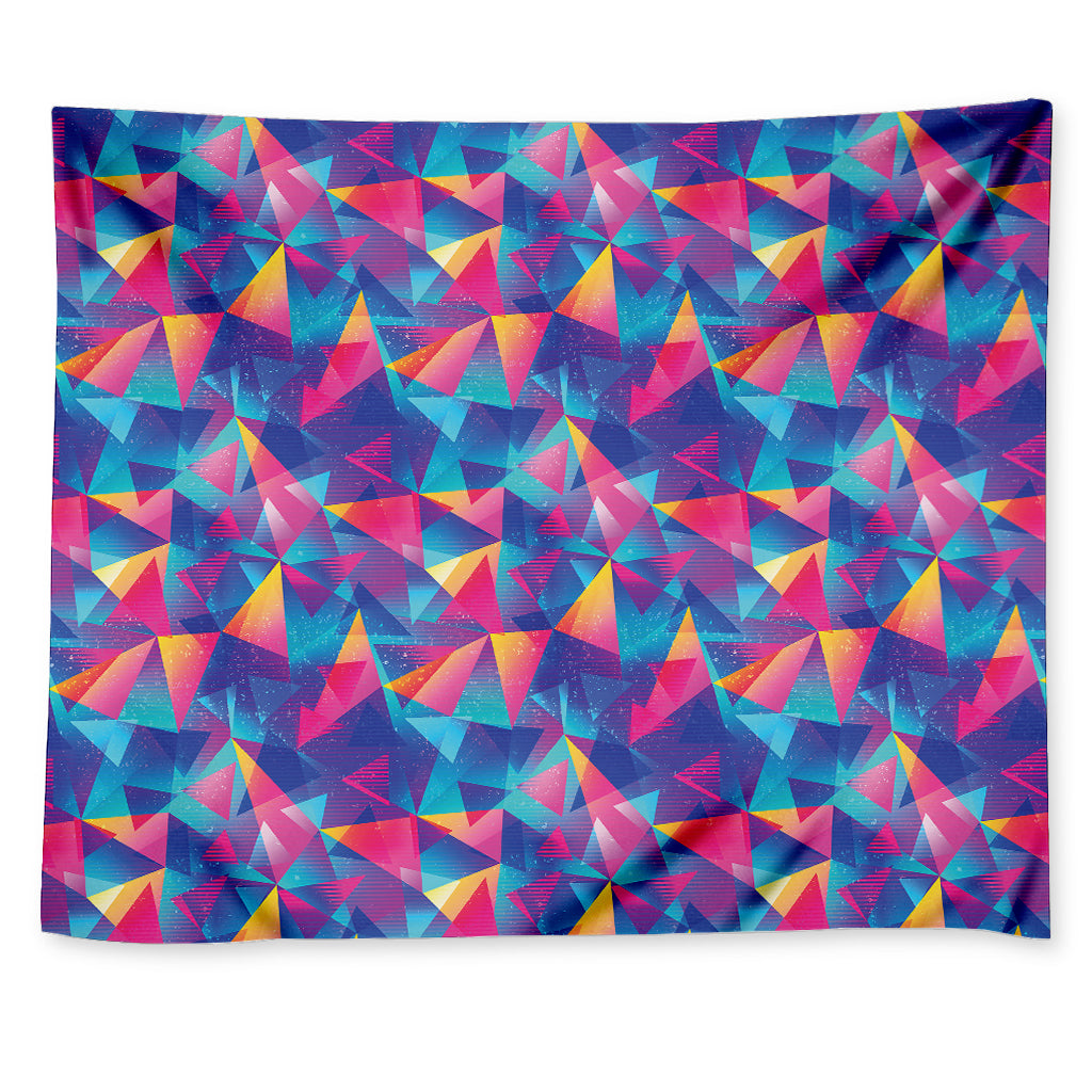 Colorful Geometric Mosaic Print Tapestry
