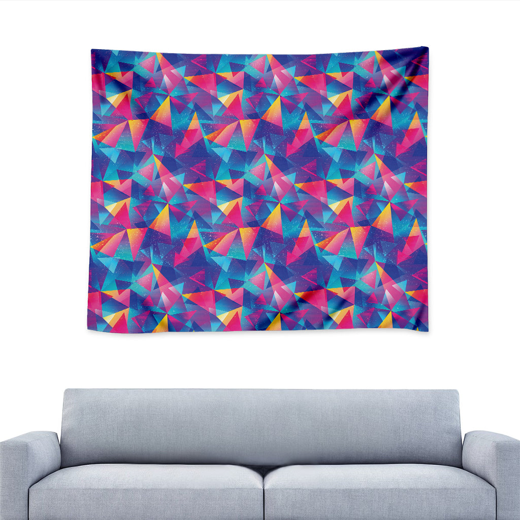 Colorful Geometric Mosaic Print Tapestry
