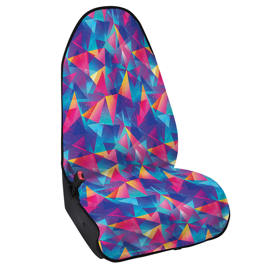 Colorful Geometric Mosaic Print Waterproof Car Seat Cover