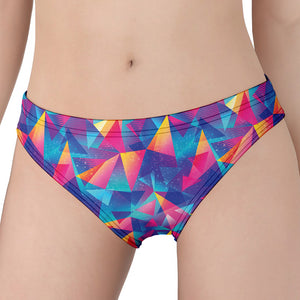 Colorful Geometric Mosaic Print Women's Panties