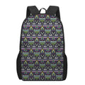 Colorful Geometric Native Navajo Print 17 Inch Backpack