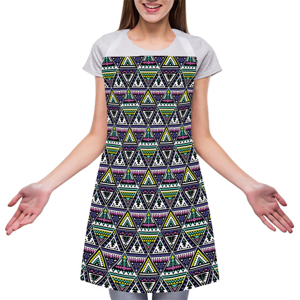 Colorful Geometric Native Navajo Print Adjustable Apron