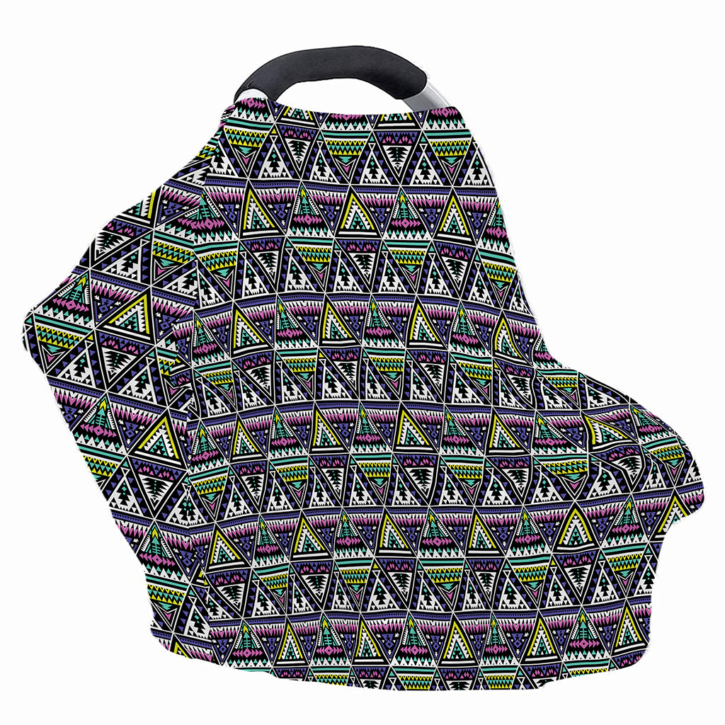 Colorful Geometric Native Navajo Print Baby Seat Cover
