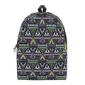 Colorful Geometric Native Navajo Print School Backpack