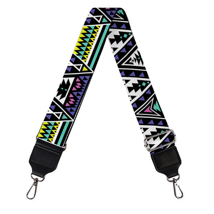 Colorful Geometric Native Navajo Print Bag Strap