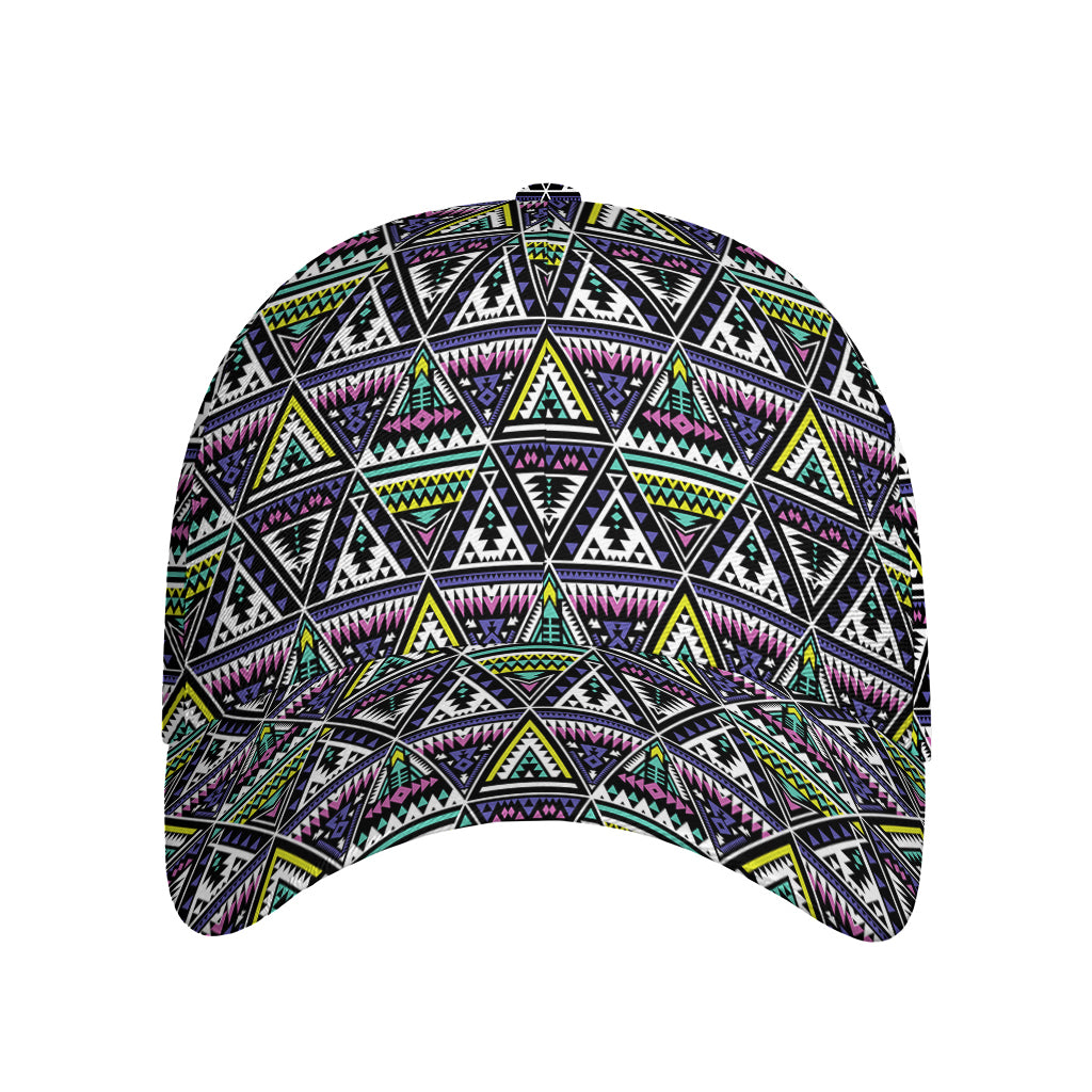 Colorful Geometric Native Navajo Print Baseball Cap