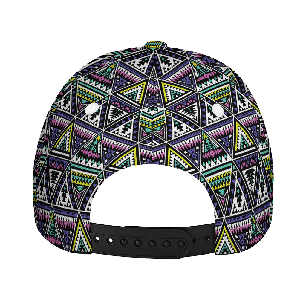 Colorful Geometric Native Navajo Print Baseball Cap