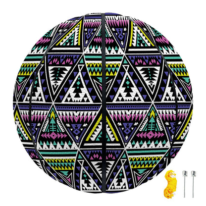 Colorful Geometric Native Navajo Print Basketball