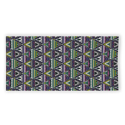Colorful Geometric Native Navajo Print Beach Towel