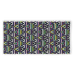 Colorful Geometric Native Navajo Print Beach Towel