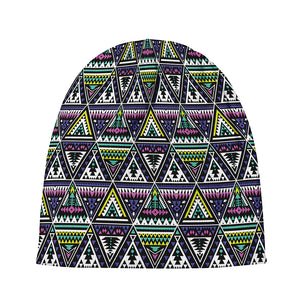 Colorful Geometric Native Navajo Print Beanie