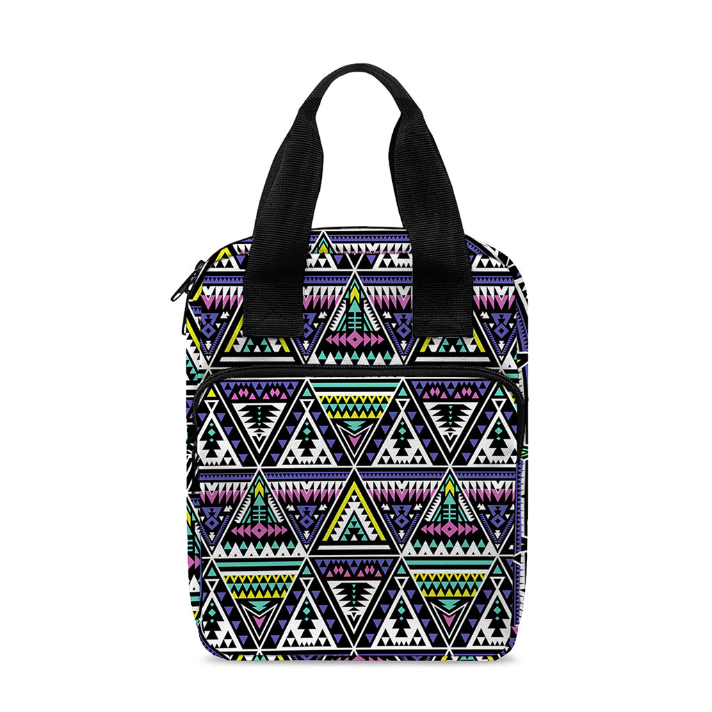 Colorful Geometric Native Navajo Print Bible Tote Bag