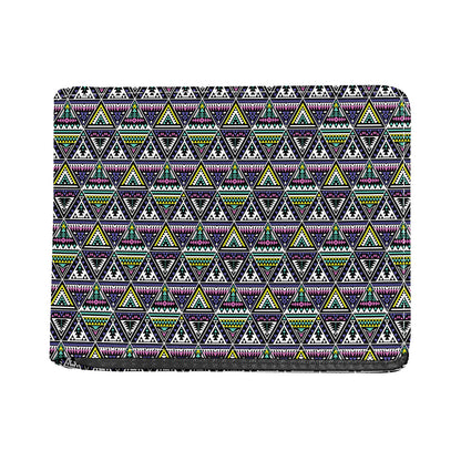 Colorful Geometric Native Navajo Print Bifold Wallet