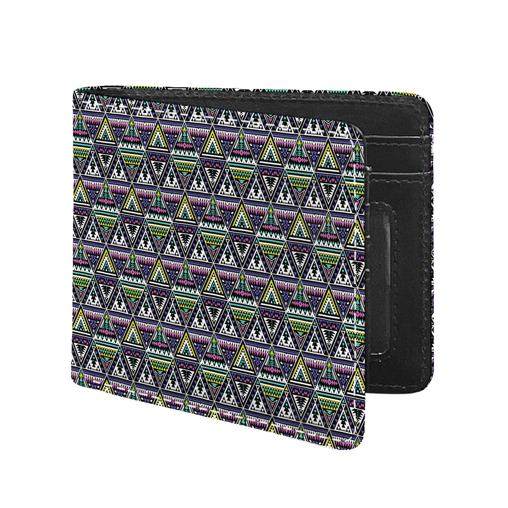 Colorful Geometric Native Navajo Print Bifold Wallet