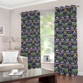 Colorful Geometric Native Navajo Print Dimout Grommet Curtains