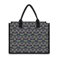 Colorful Geometric Native Navajo Print Canvas Tote Bag