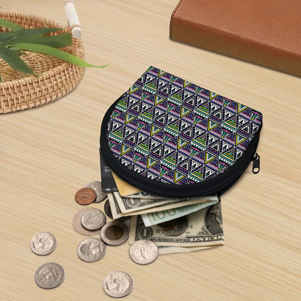 Colorful Geometric Native Navajo Print Coin Purse