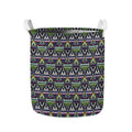 Colorful Geometric Native Navajo Print Collapsible Laundry Basket