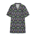 Colorful Geometric Native Navajo Print Cotton Hawaiian Shirt
