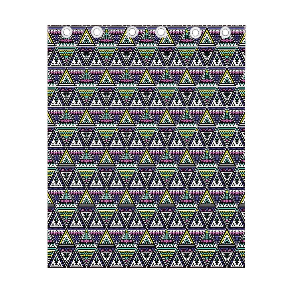 Colorful Geometric Native Navajo Print Curtain