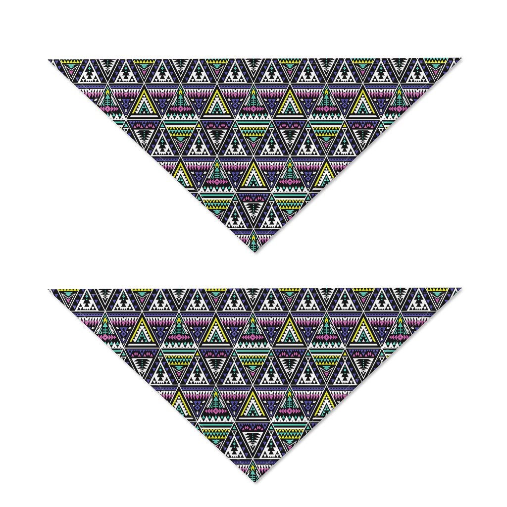 Colorful Geometric Native Navajo Print Dog Bandana