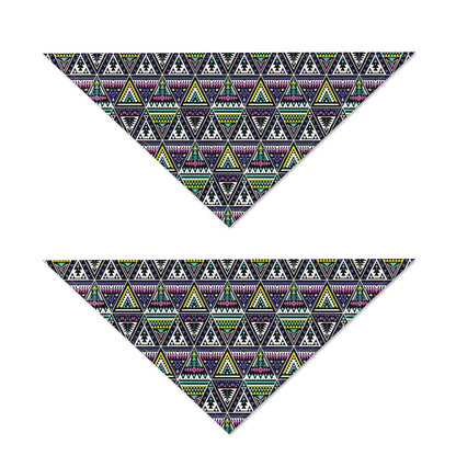 Colorful Geometric Native Navajo Print Dog Bandana