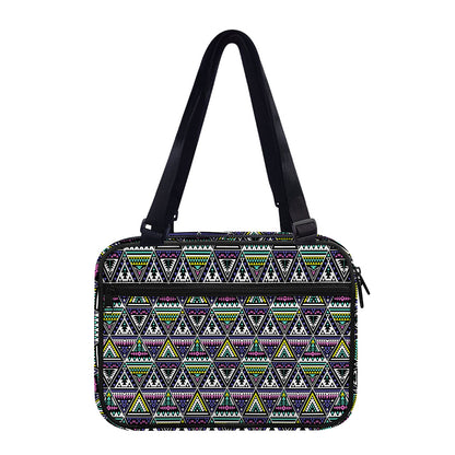 Colorful Geometric Native Navajo Print Double Strap Bible Bag