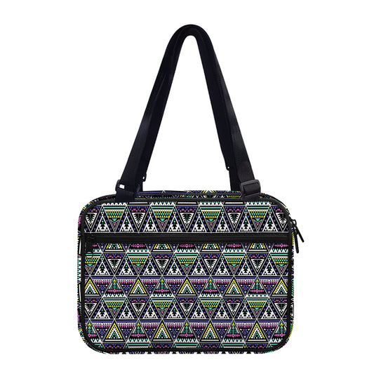 Colorful Geometric Native Navajo Print Double Strap Bible Bag