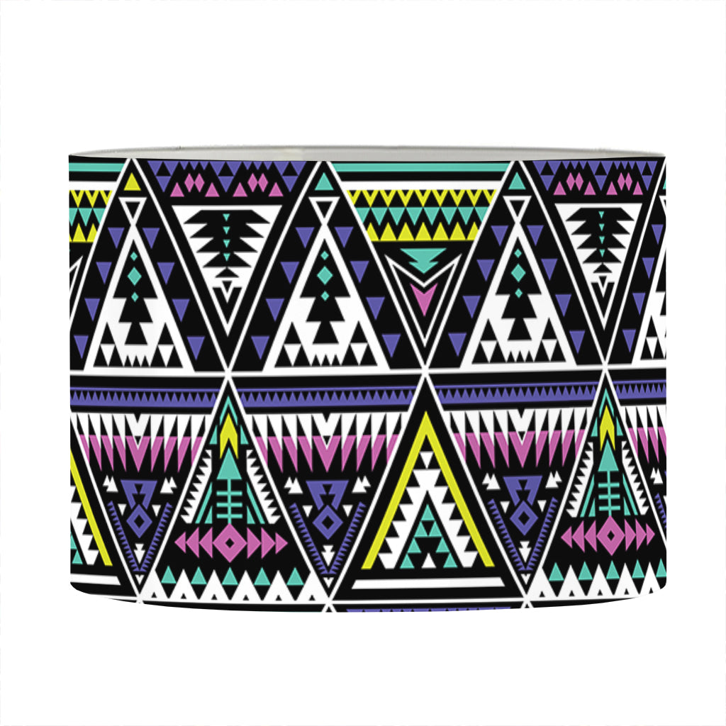 Colorful Geometric Native Navajo Print Drum Lamp Shade