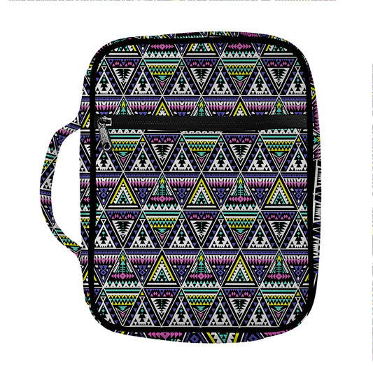 Colorful Geometric Native Navajo Print Front Pocket Bible Bag