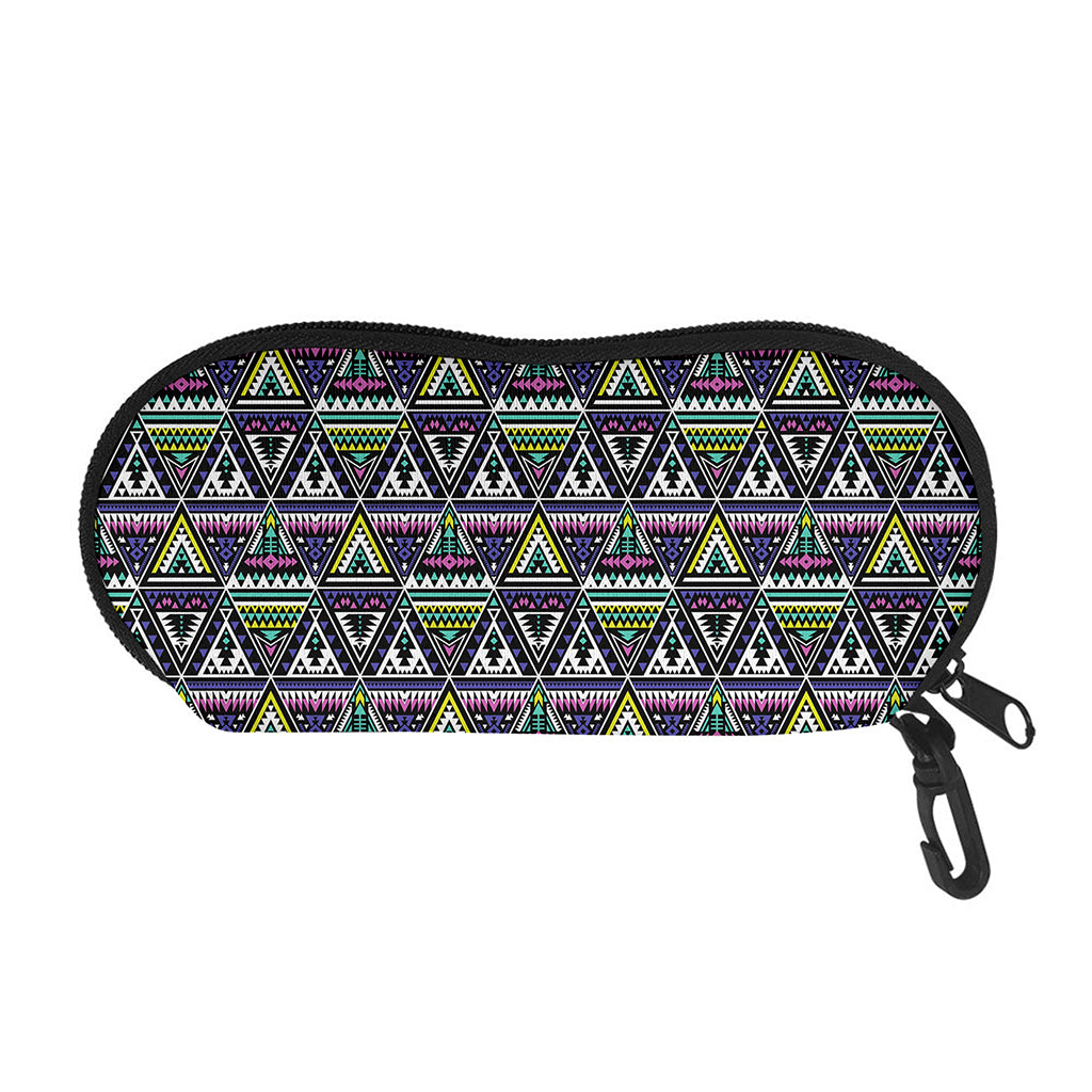 Colorful Geometric Native Navajo Print Glasses Case