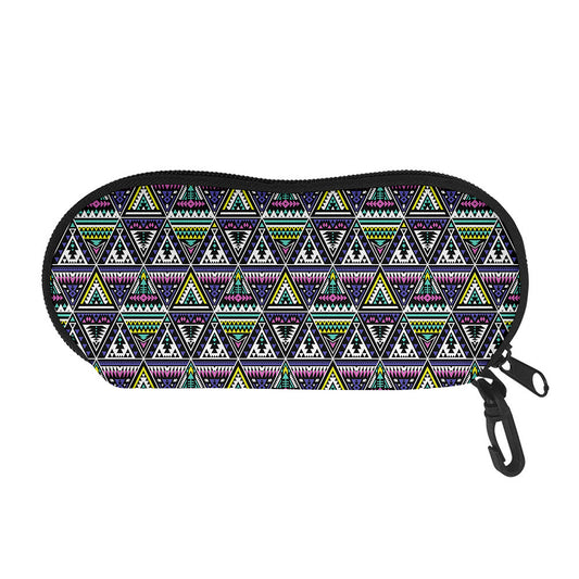 Colorful Geometric Native Navajo Print Glasses Case