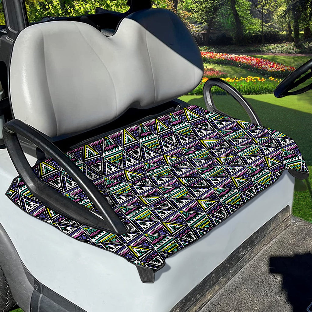 Colorful Geometric Native Navajo Print Golf Cart Seat Cover