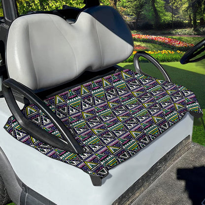 Colorful Geometric Native Navajo Print Golf Cart Seat Cover