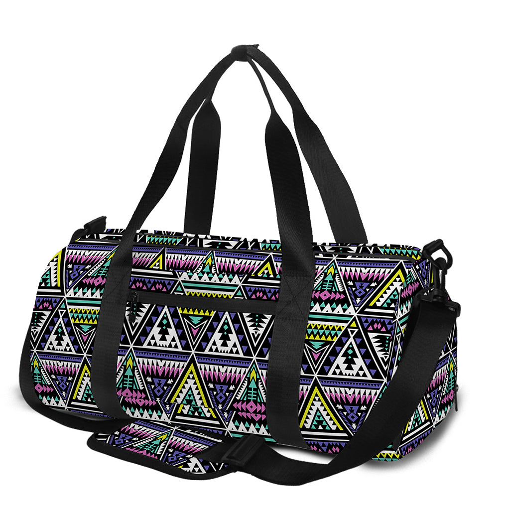 Colorful Geometric Native Navajo Print Gym Bag