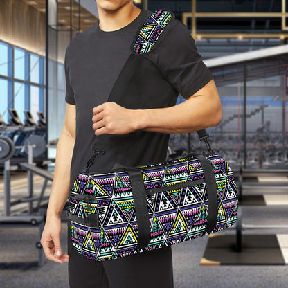 Colorful Geometric Native Navajo Print Gym Bag
