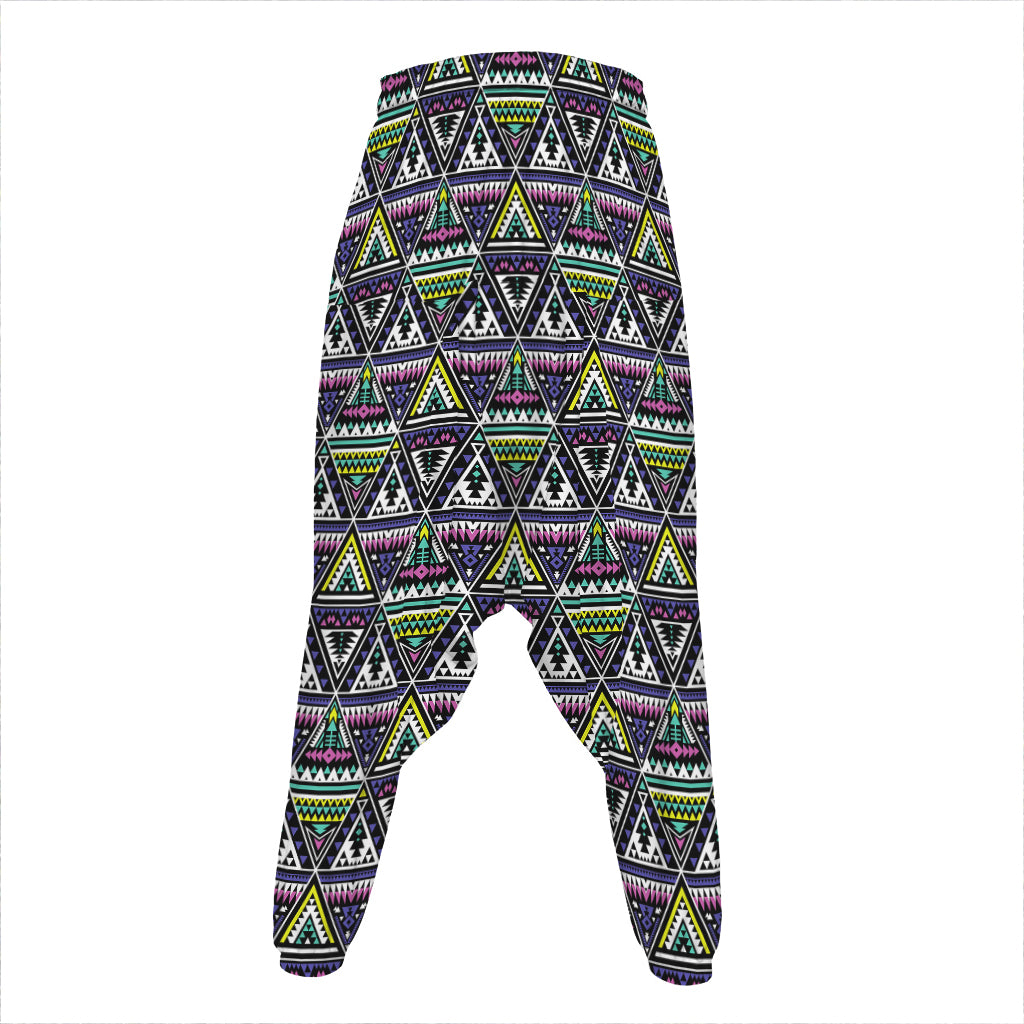 Colorful Geometric Native Navajo Print Hammer Pants