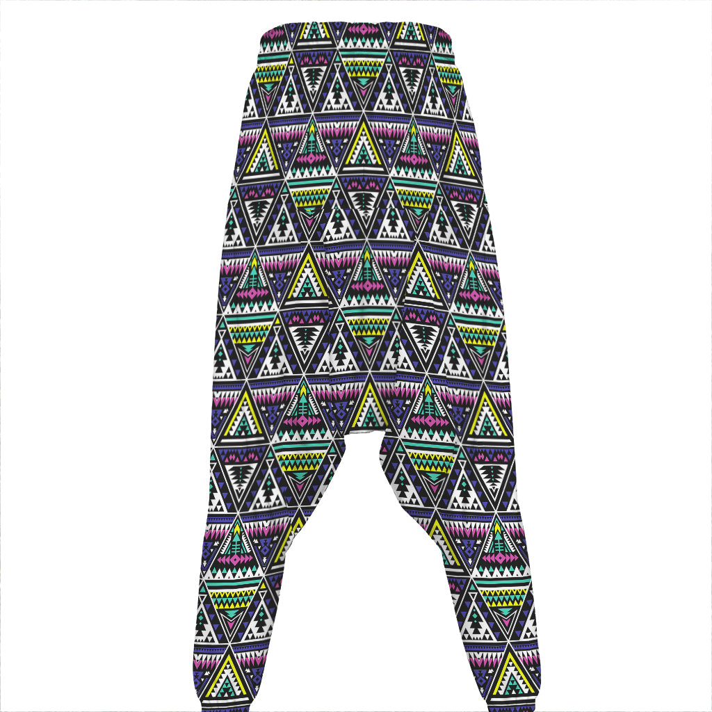 Colorful Geometric Native Navajo Print Hammer Pants