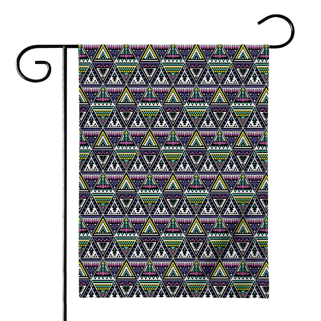 Colorful Geometric Native Navajo Print House Flag