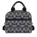 Colorful Geometric Native Navajo Print Insulated Lunch Bag