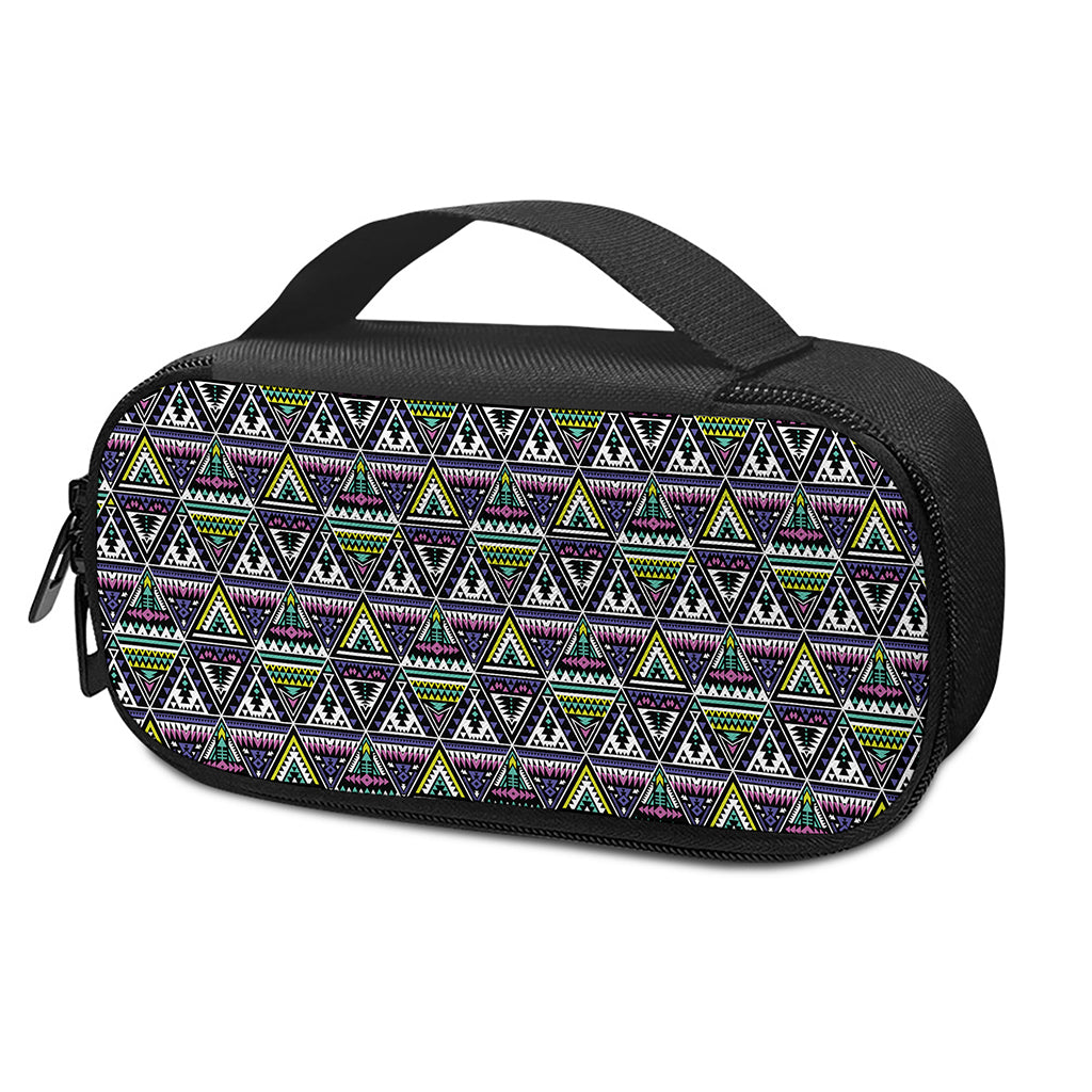 Colorful Geometric Native Navajo Print Insulin Cooler Travel Case