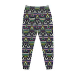 Colorful Geometric Native Navajo Print Jogger Pants