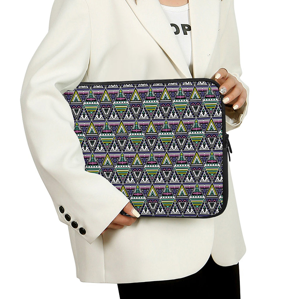 Colorful Geometric Native Navajo Print Laptop Sleeve