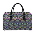 Colorful Geometric Native Navajo Print Leather Duffel Bag