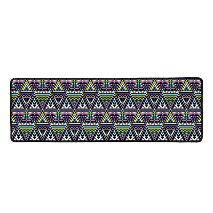 Colorful Geometric Native Navajo Print Long Kitchen Mat