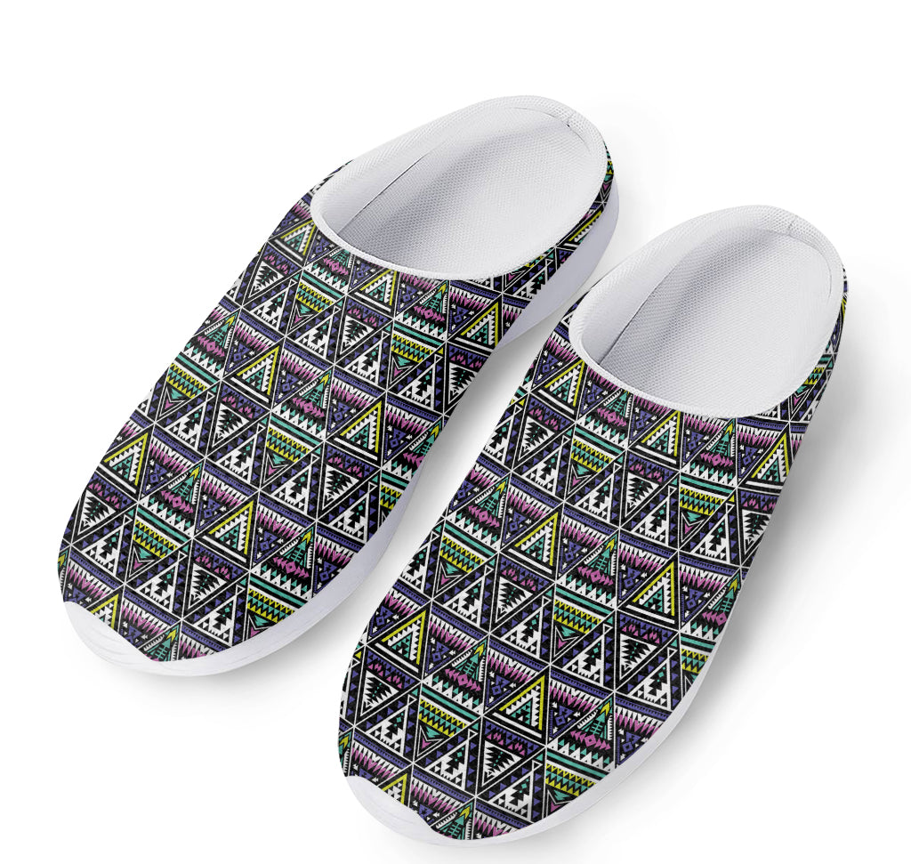 Colorful Geometric Native Navajo Print Mesh Casual Shoes